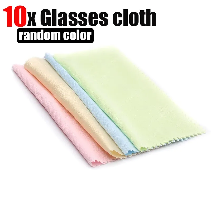 Chiffons de nettoyage pour lunettes en microfibre, lot de 5 à 20 pièces, doux et sans rayures 8