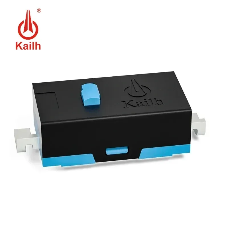 Micro-interrupteur Kailh Mini SMD à point bleu pour boutons latéraux Logitech (M905, G903, G900, G603, G502, GPW, Anywhere MX) - 2 broches - Image 1