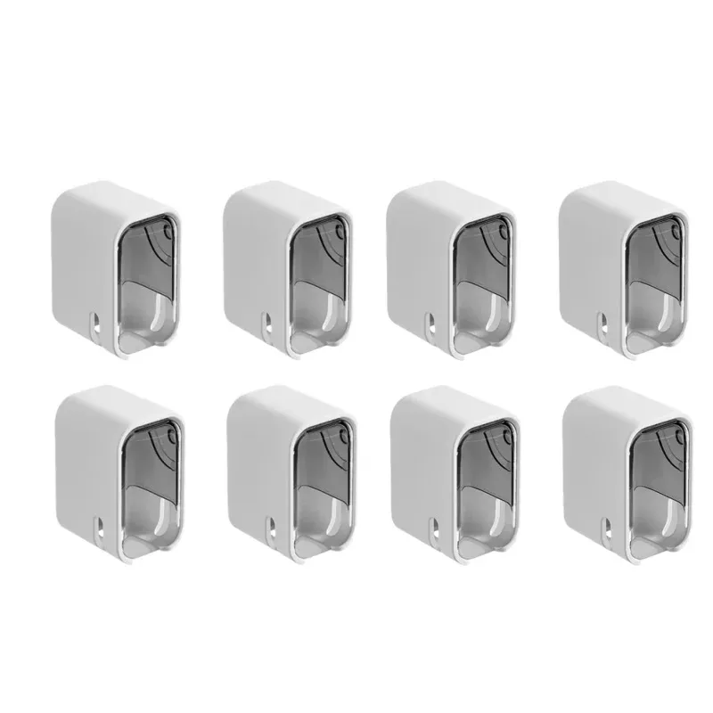 Support mural pour brosses à dents, sans perçage, anti-poussière, lot de 2, 3 ou 4 pièces 18