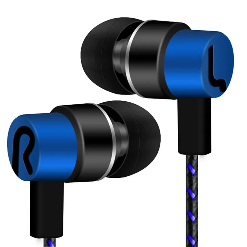 Écouteurs filaires intra-auriculaires à basses stéréo, vue principale