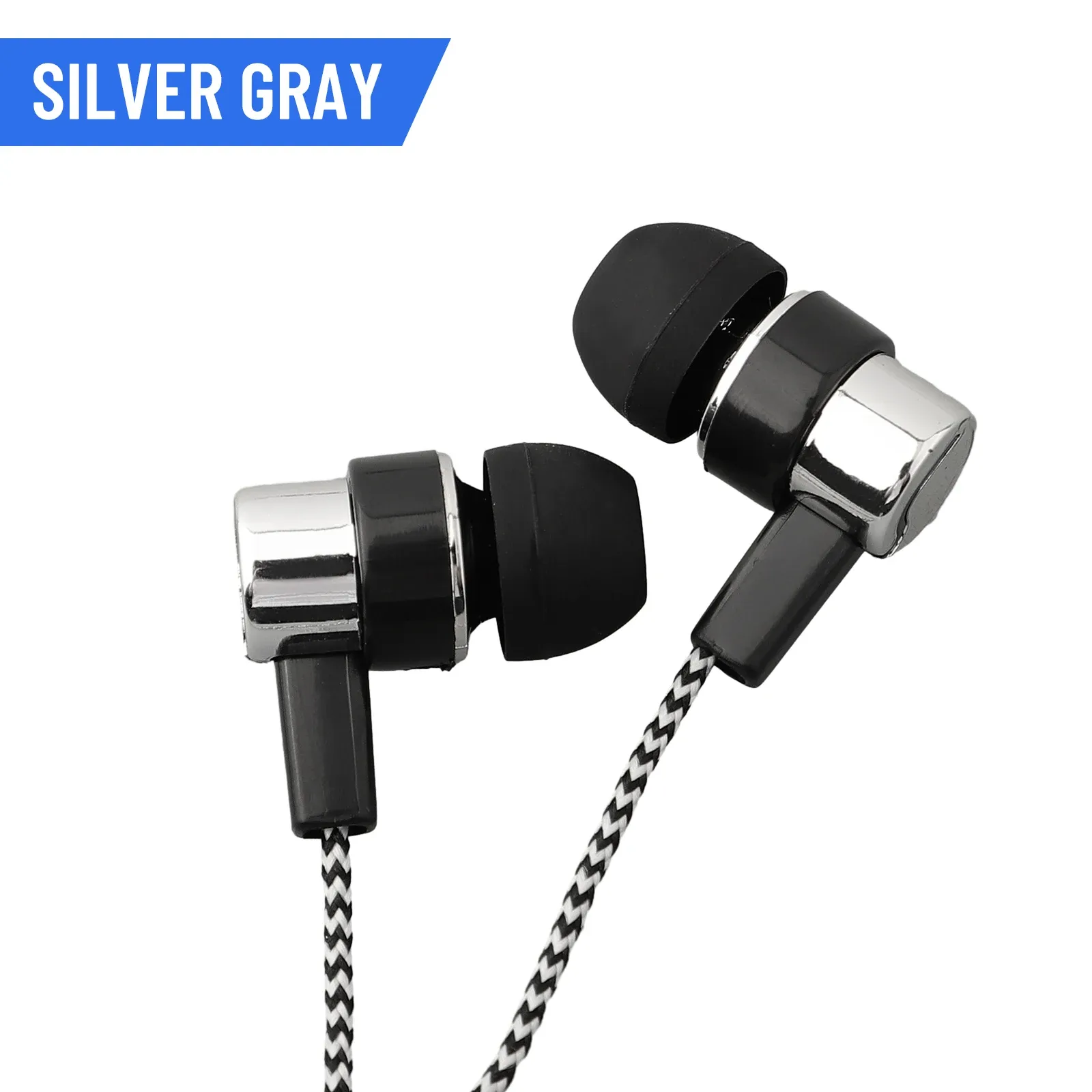 Écouteurs filaires intra-auriculaires stéréo à basses renforcées, réduction de bruit, prise jack 3,5 mm 8