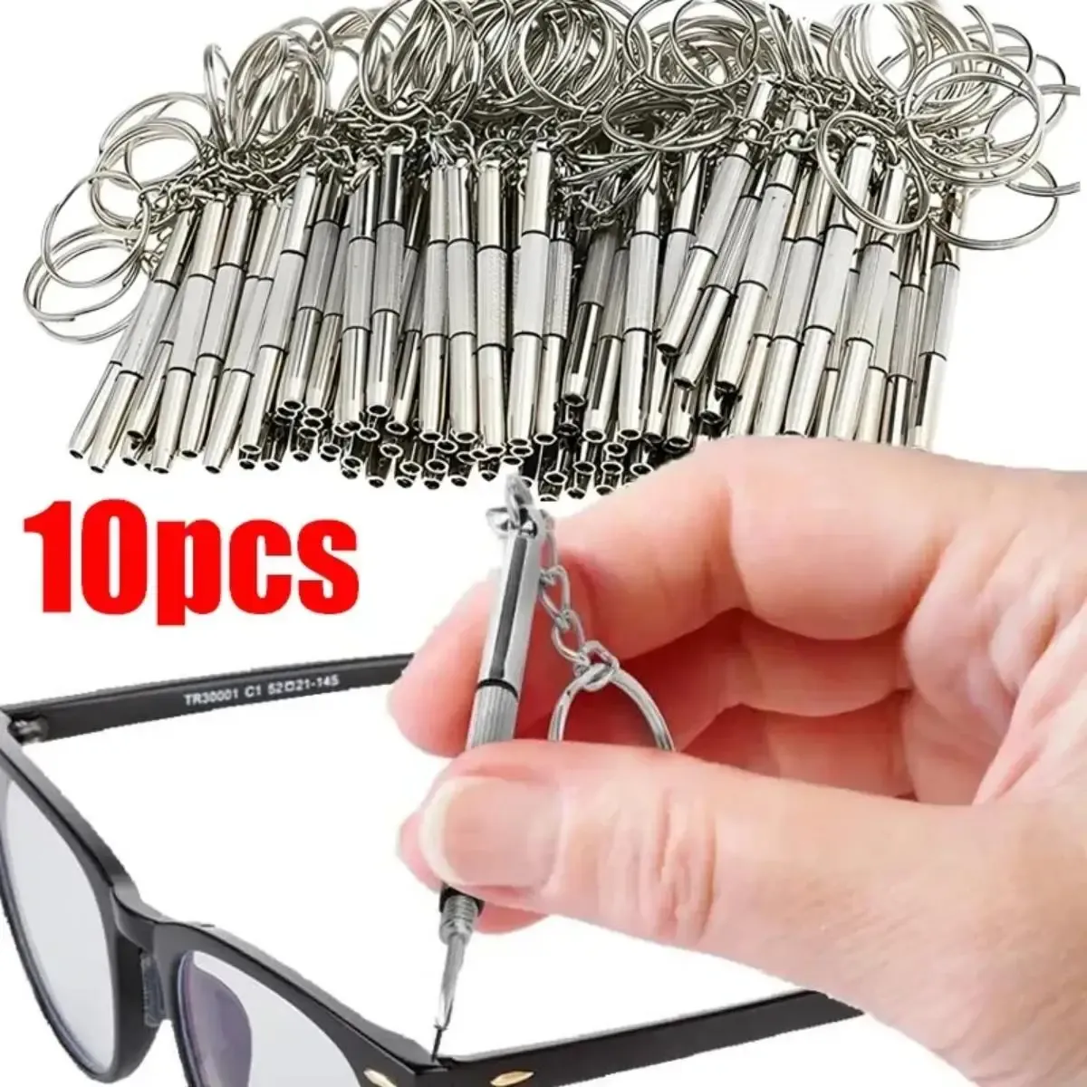 Mini tournevis 3 en 1 pour lunettes et montres, outil manuel pratique pour la maison, lot de 1, 2 ou 10 pièces 1