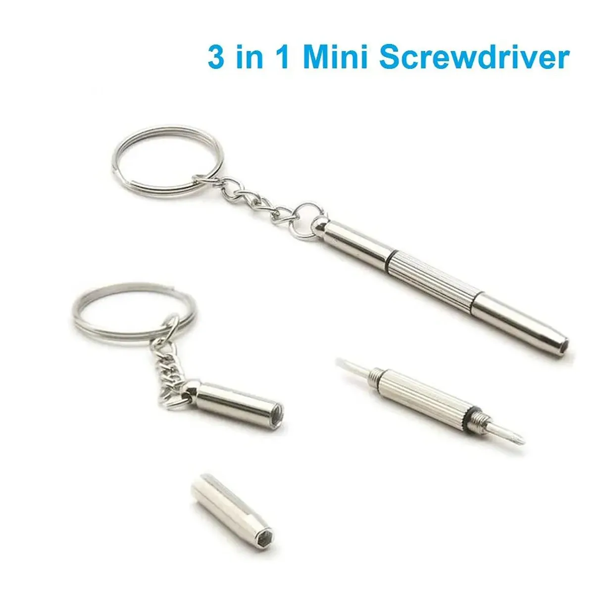 Mini tournevis 3 en 1 présenté dans un design épuré