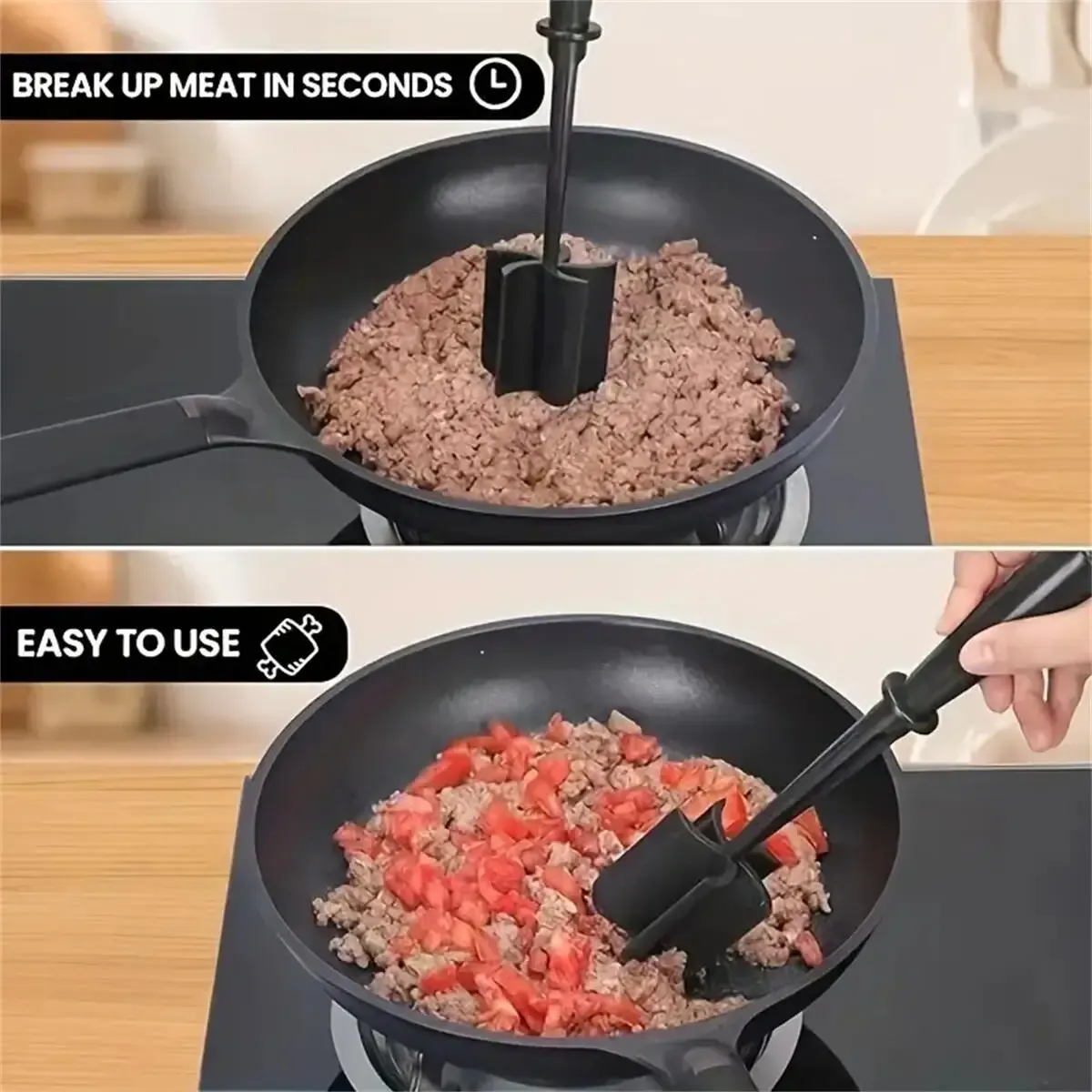 Hachoir à viande dans son usage quotidien