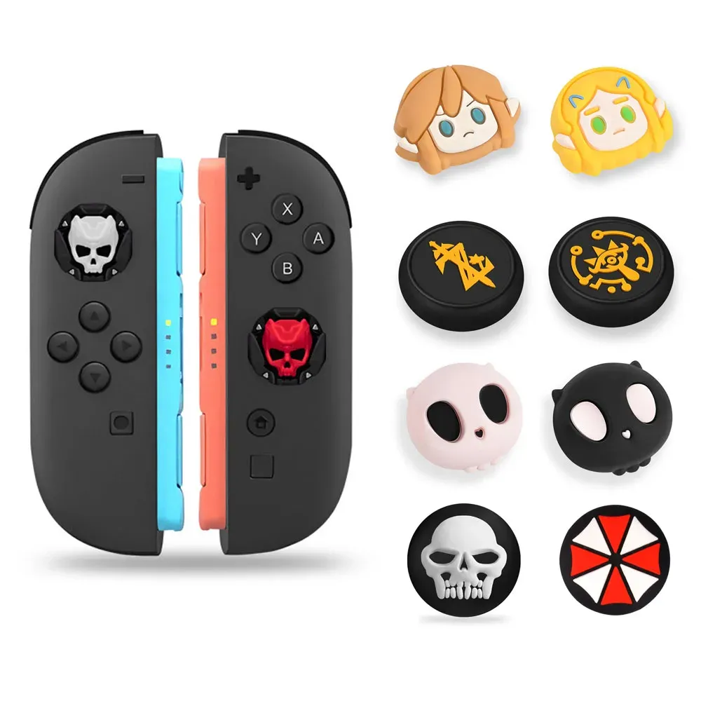 Capuchons de poignée en silicone (lot de 2) pour manettes Joy-Con et Pro Controller Nintendo Switch 2 - Image 1