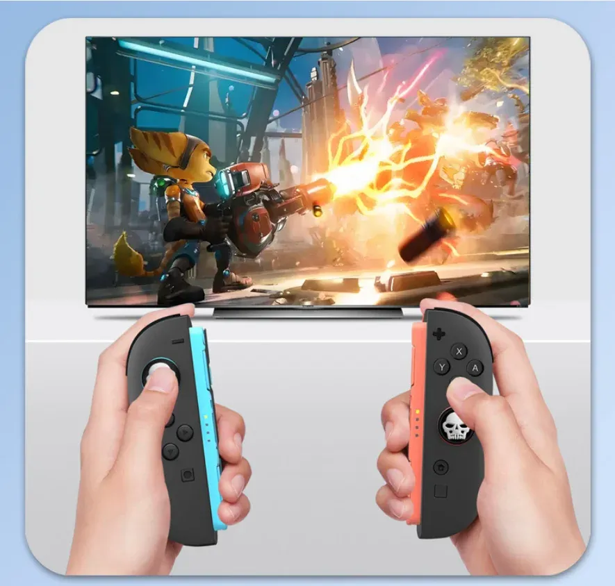 Capuchons de poignée en silicone (lot de 2) pour manettes Joy-Con et Pro Controller Nintendo Switch 2 6