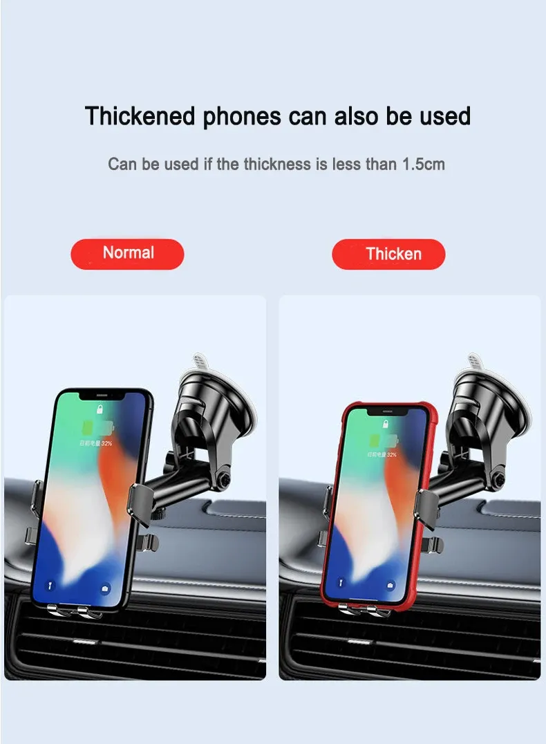 Support de téléphone de voiture, vue finale
