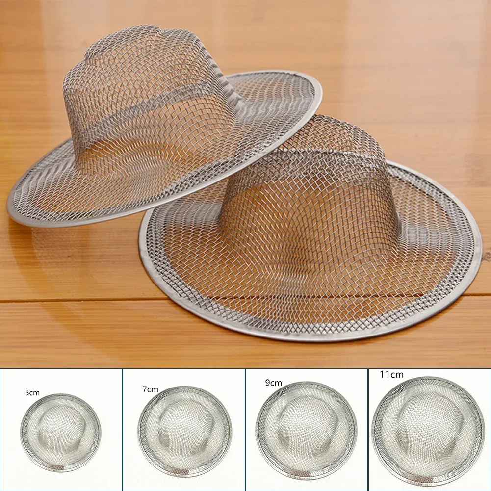 Crépine de douche en acier inoxydable, couvercle de vidange de baignoire, panier filtrant pour évier