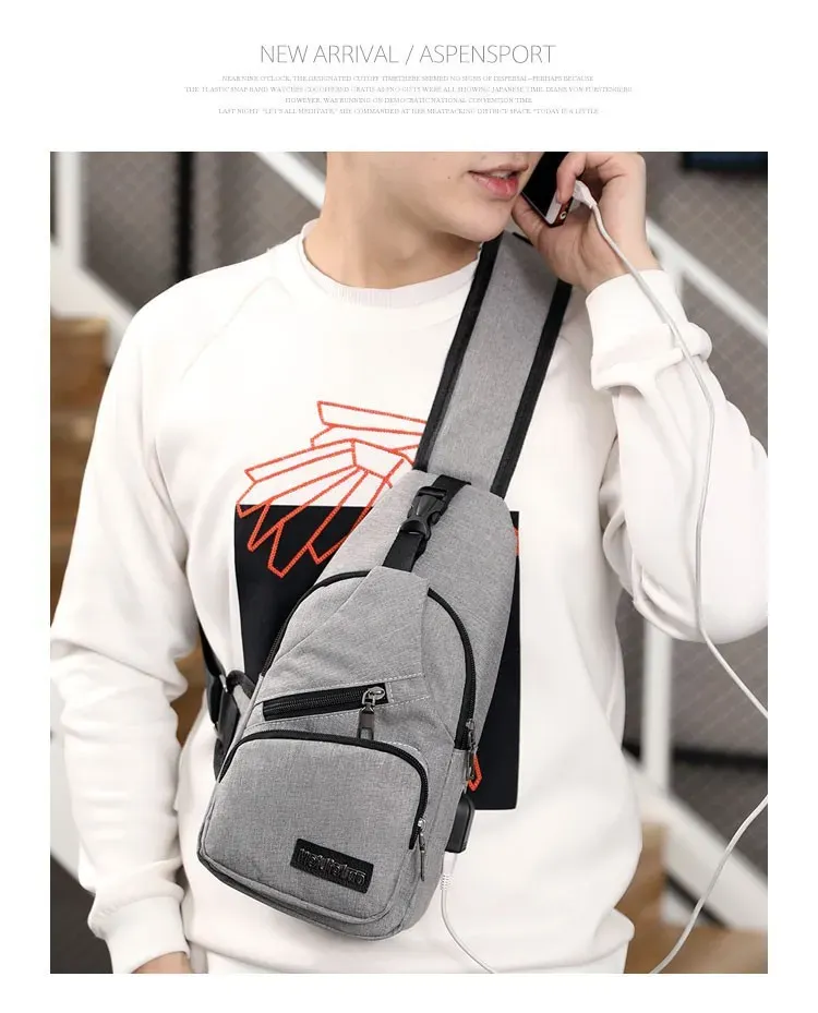 Sac homme vue de côté