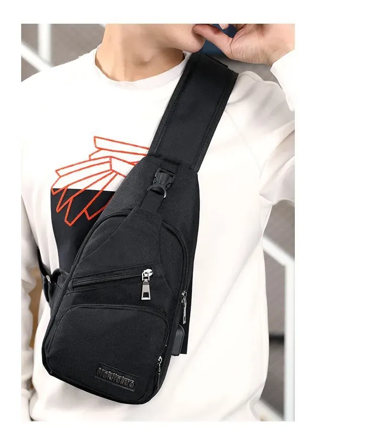 Sac homme en mouvement
