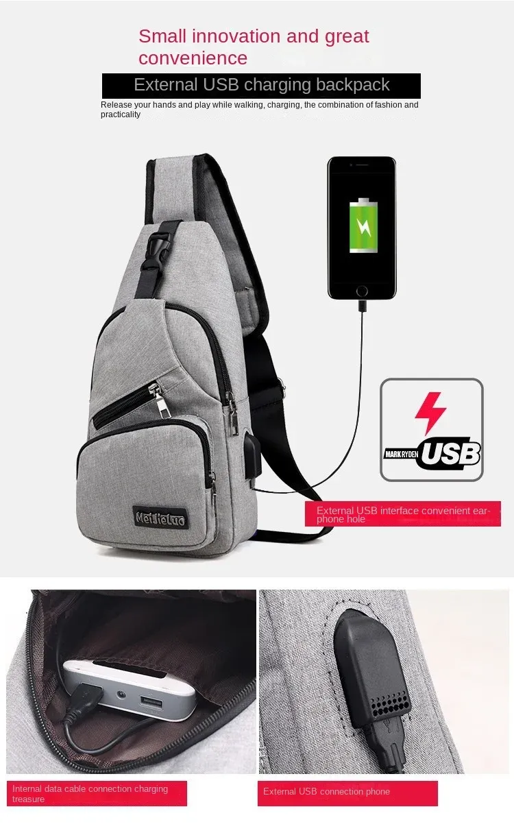 Sac homme porté en bandoulière