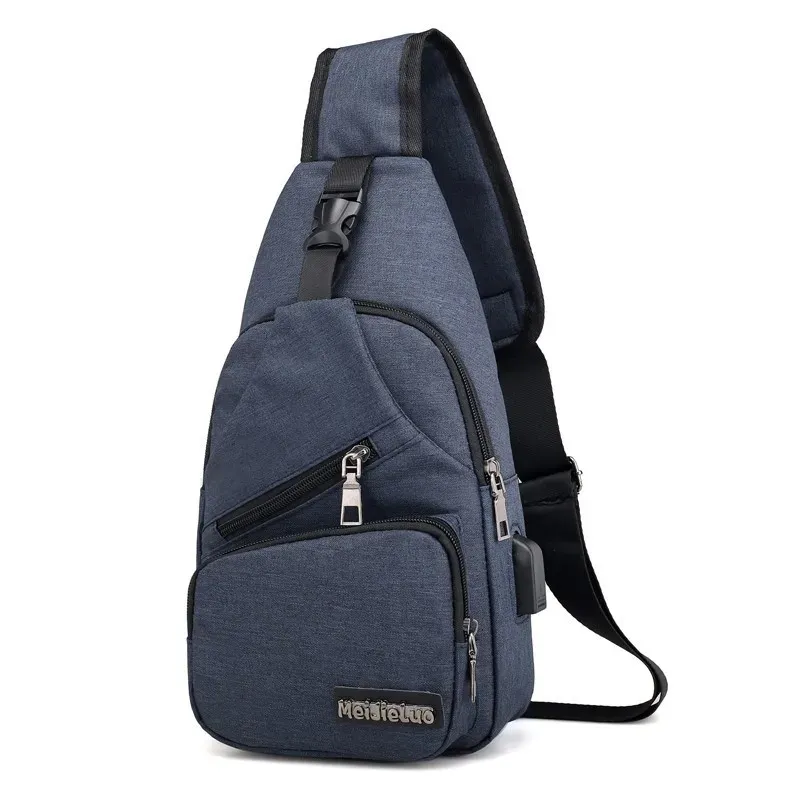 Sac banane et sac bandoulière décontracté pour homme, petit sac messager diagonal en bandoulière, format compact 9
