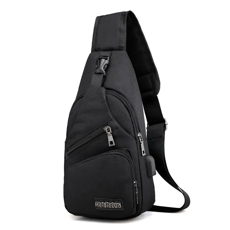 Sac banane et sac bandoulière décontracté pour homme, petit sac messager diagonal en bandoulière, format compact 10