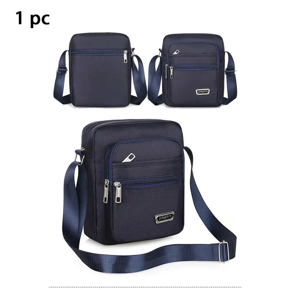 Sac banane et sac bandoulière décontracté pour homme, petit sac messager diagonal en bandoulière, format compact 13