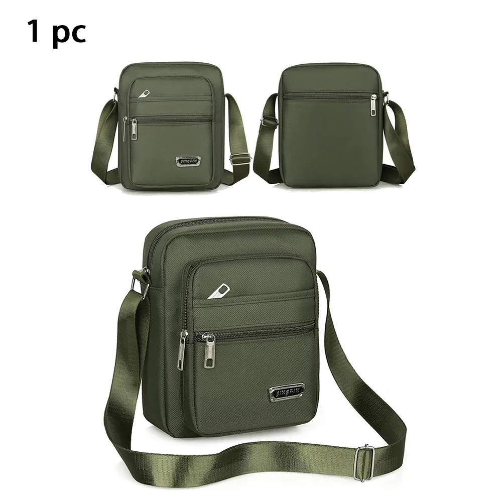 Sac banane et sac bandoulière décontracté pour homme, petit sac messager diagonal en bandoulière, format compact 8