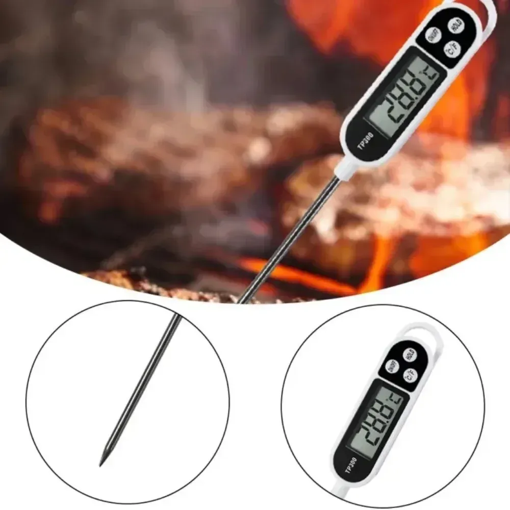 Thermomètre alimentaire numérique TP300 avec sonde pour viande, eau et huile 6