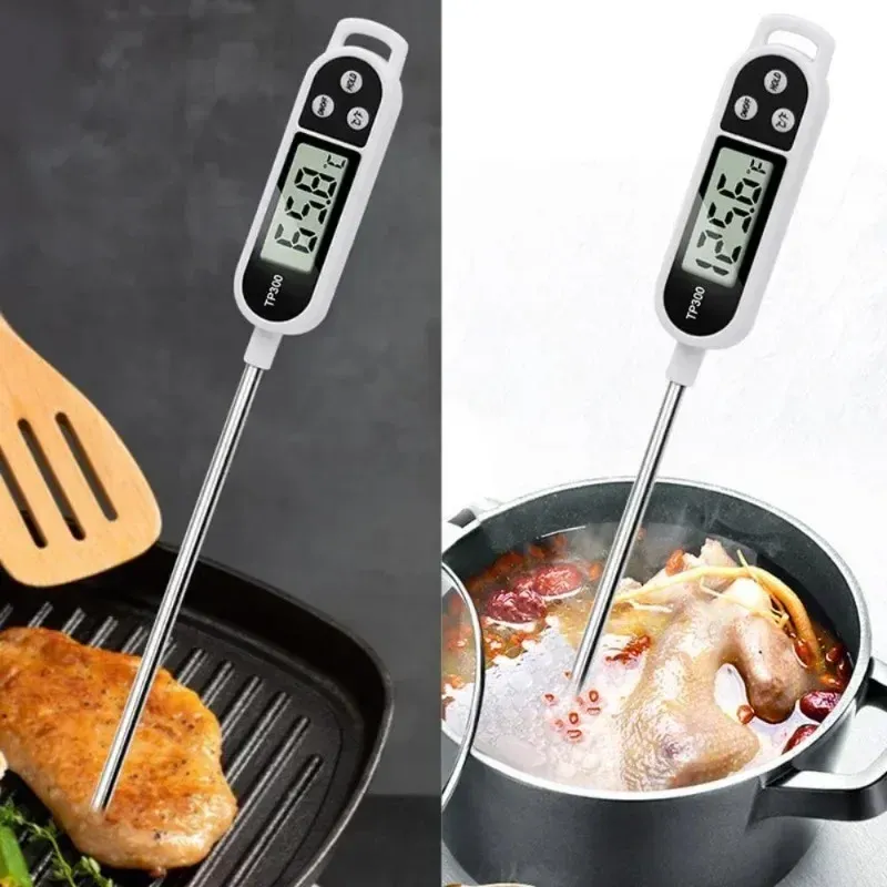 Thermomètre alimentaire TP300 en utilisation