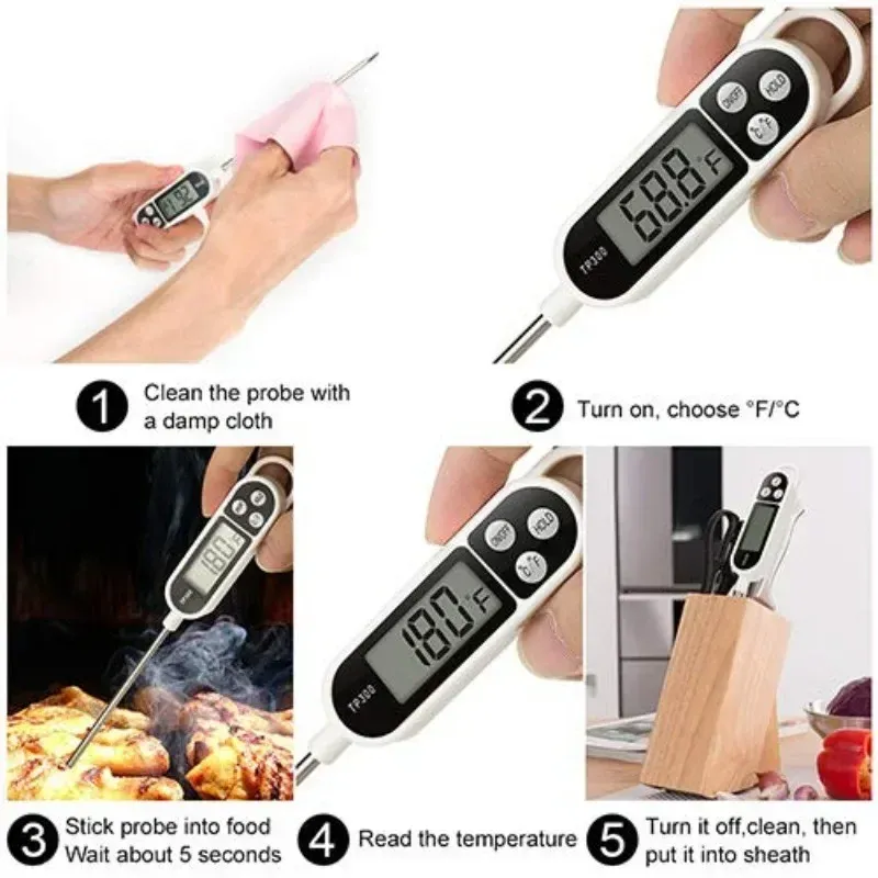 Thermomètre alimentaire TP300 vue d'ensemble