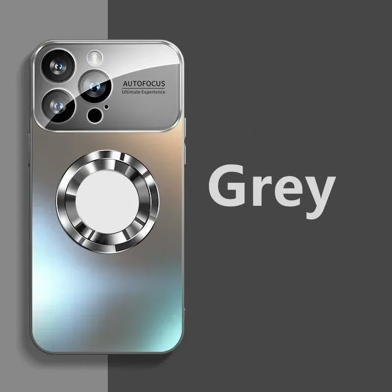 Nouvelle coque mate en titane métallique pour iPhone 17 Air, 16, 15, 14, 13, 12, 11, 18 Pro Max Plus, compatible MagSafe, protection de l'objectif de l'appareil photo 9