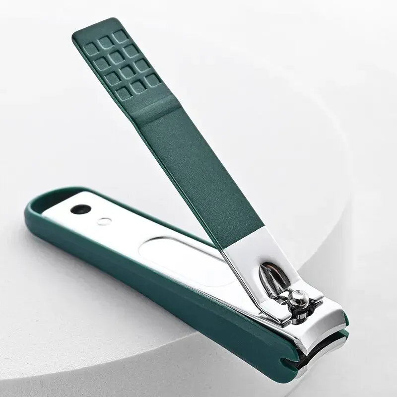 Ensemble de coupe-ongles en acier inoxydable, 1 ou 4 pièces, outil de beauté pour manucure et pédicure, coupe-ongles anti-éclaboussures pour doigts et orteils 5