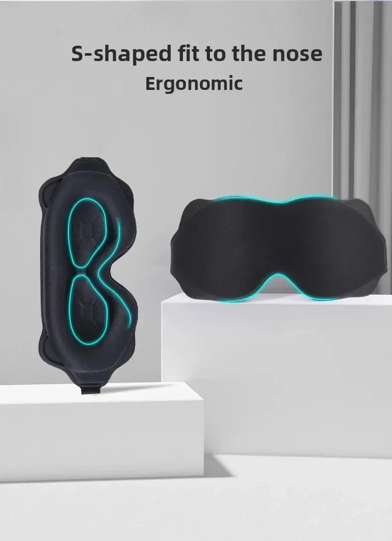 Masque de sommeil 3D, ajustement confortable sur le visage