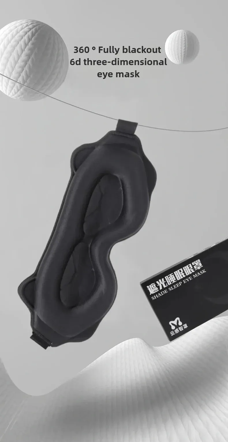Masque de sommeil 3D, vue détaillée du design