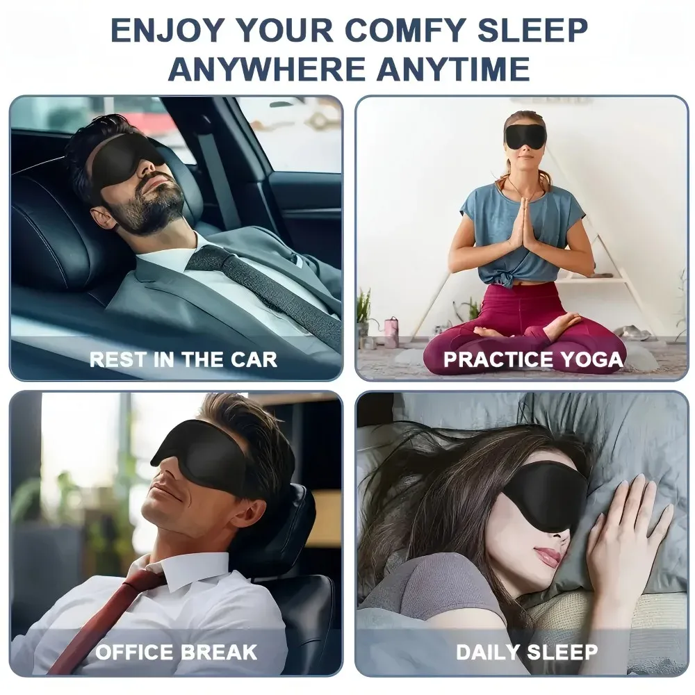 Masque oculaire 3D pour un sommeil profond