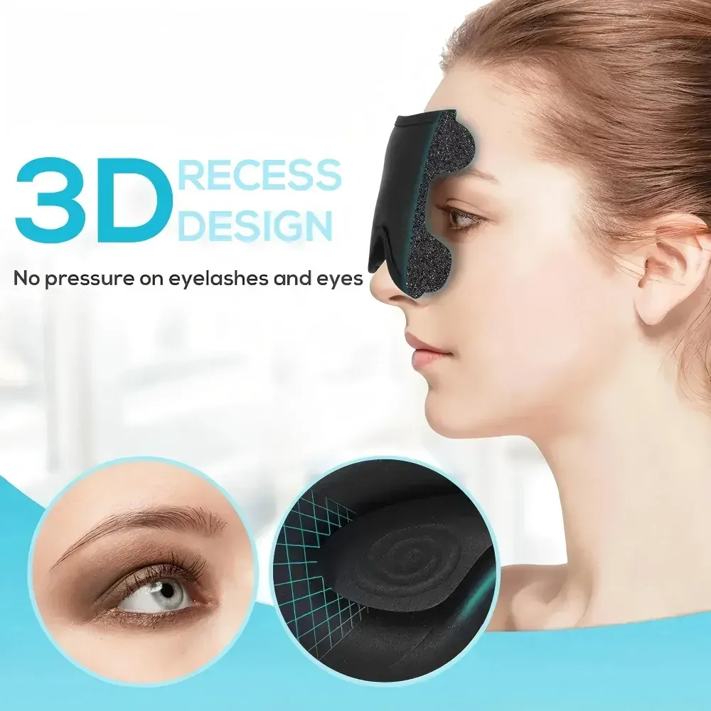 Masque pour les yeux en mousse à mémoire de forme