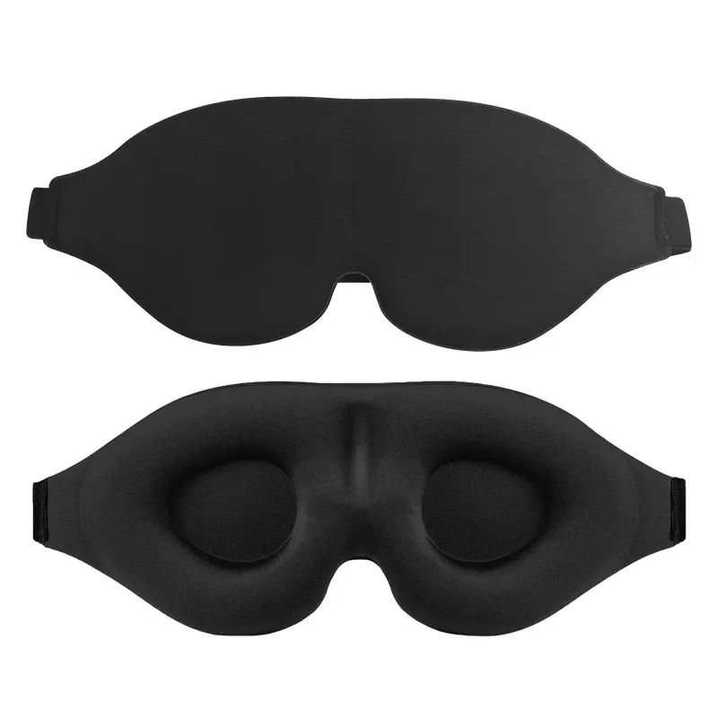 Masque de sommeil 3D confortable et respirant avec coussinet nasal et taille ajustable, occultant, pour dormir, voyager et faire la sieste 7