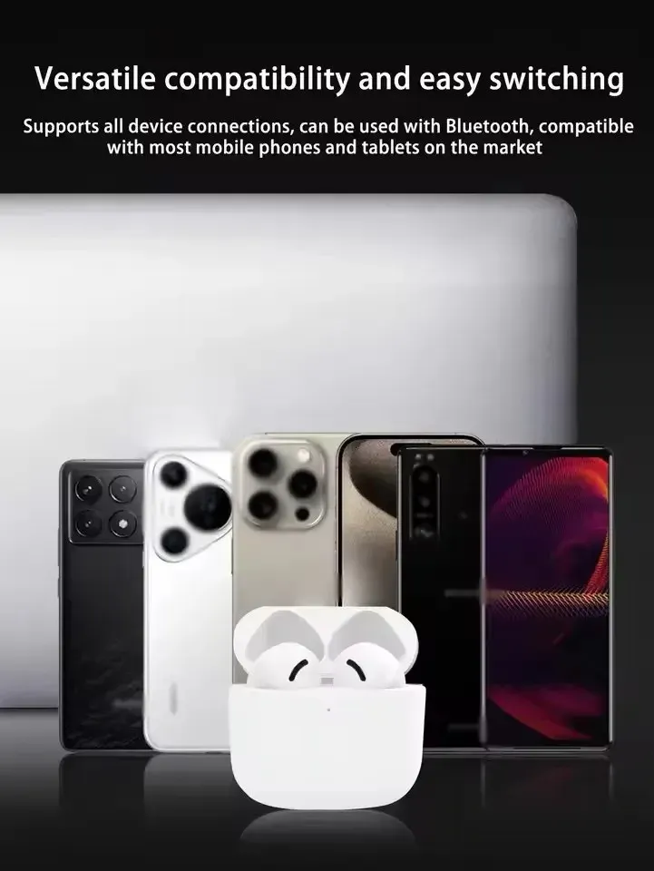Écouteurs sans fil Bluetooth TWS, finition soignée