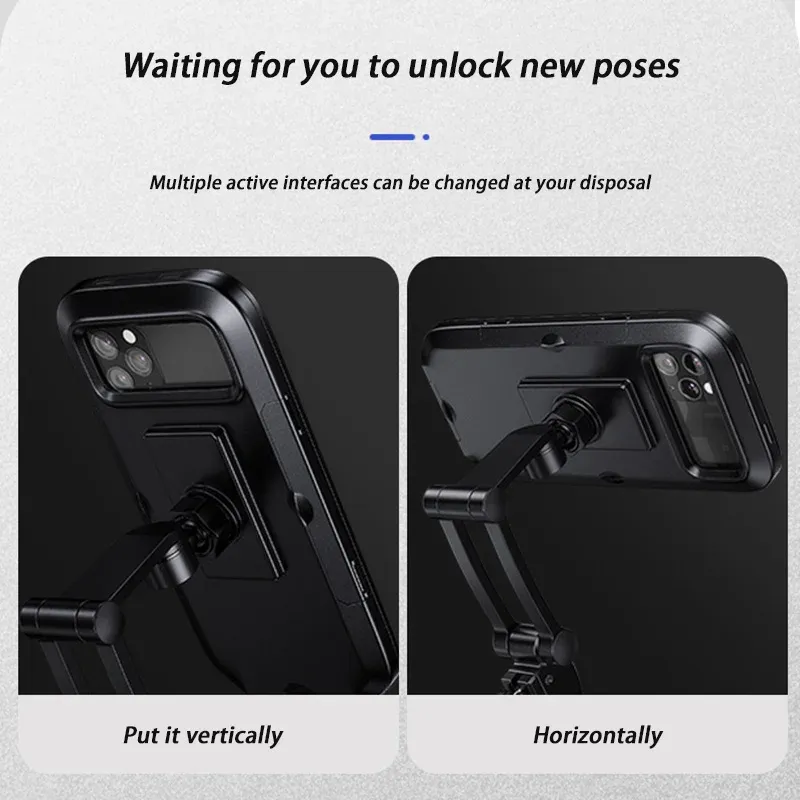 Support de téléphone pour moto et vélo, vue d'ensemble