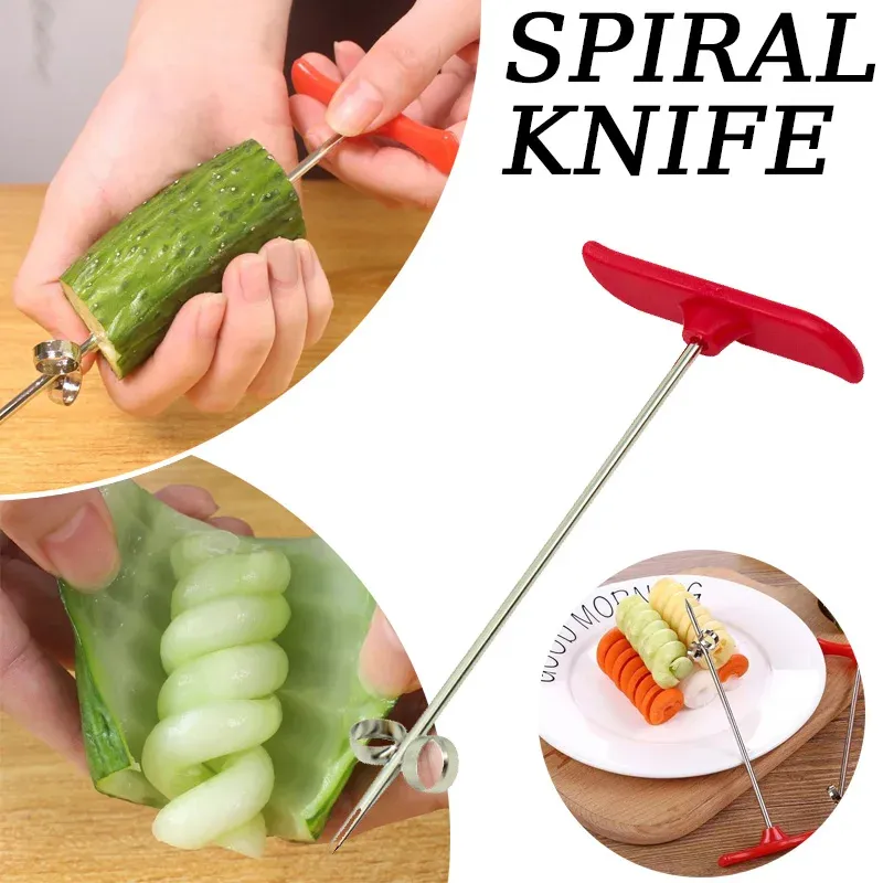 Couteau en spirale en acier inoxydable
