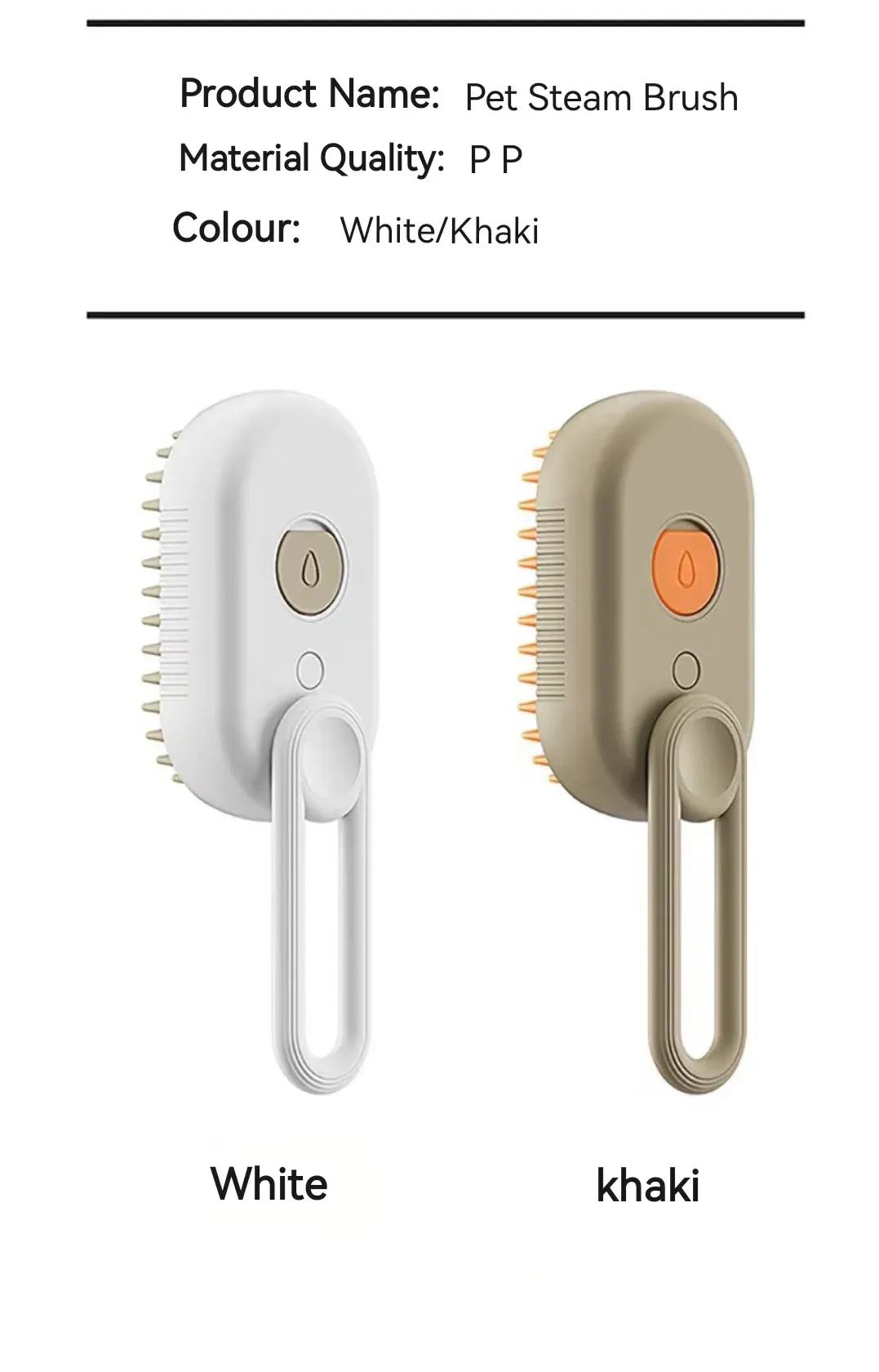 Soin du pelage avec la brosse de pulvérisation
