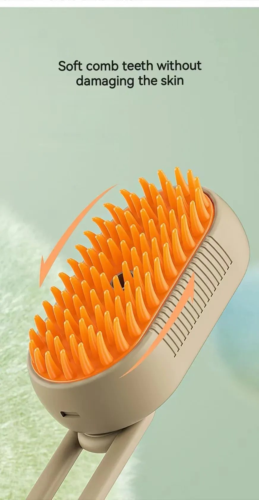 Brosse de massage pour chien et chat