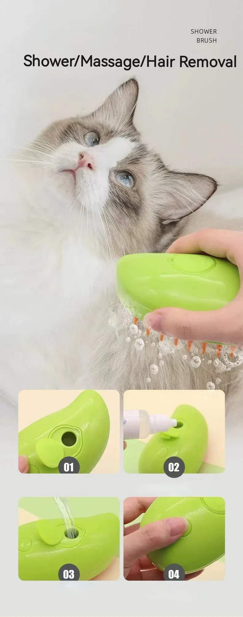 Brosse anti-vol et pratique au quotidien