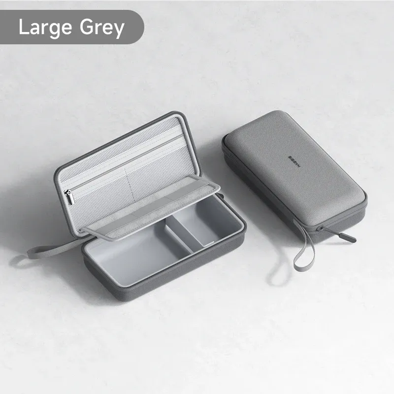 Pochette organisateur électronique de voyage pour câbles, chargeur, carte SD, souris et batterie externe, format portable 13
