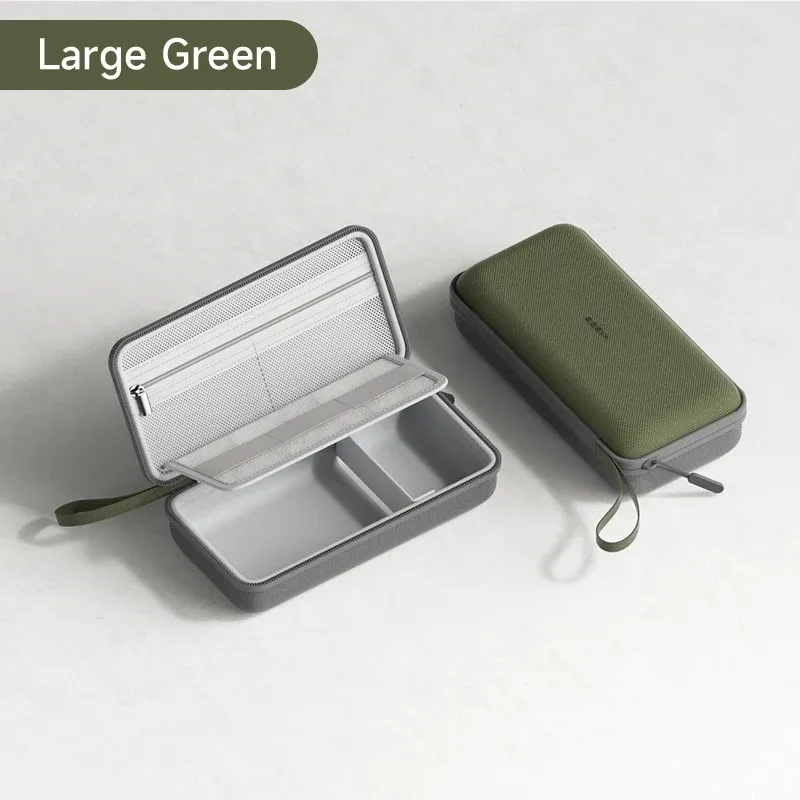 Pochette organisateur électronique de voyage pour câbles, chargeur, carte SD, souris et batterie externe, format portable 8
