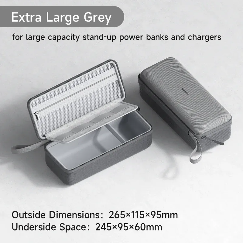 Pochette organisateur électronique de voyage pour câbles, chargeur, carte SD, souris et batterie externe, format portable 10