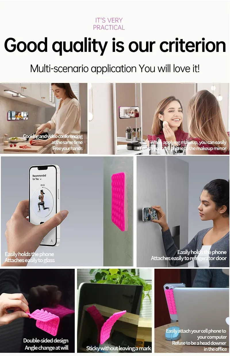 Support de téléphone, finitions