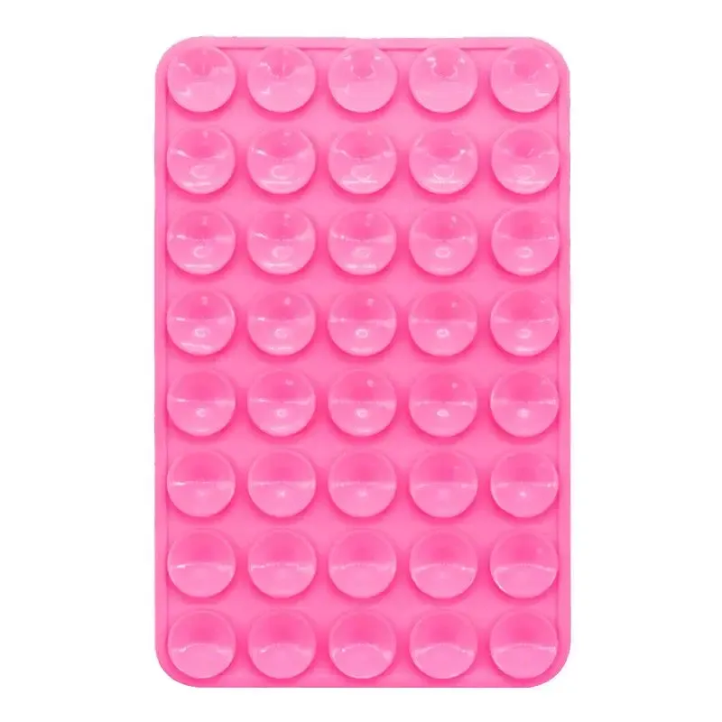 Support de téléphone multifonction à ventouse en silicone double face, fixation pour bureau et voiture, compatible iPhone 12