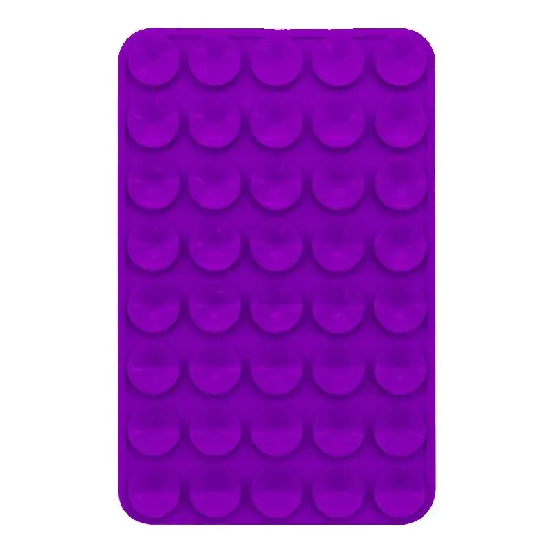Support de téléphone multifonction à ventouse en silicone double face, fixation pour bureau et voiture, compatible iPhone 10