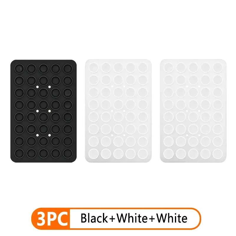 Support de téléphone multifonction à ventouse en silicone double face, fixation pour bureau et voiture, compatible iPhone 16