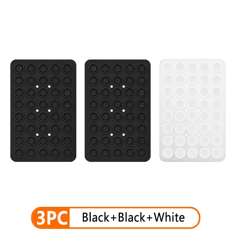 Support de téléphone multifonction à ventouse en silicone double face, fixation pour bureau et voiture, compatible iPhone 15