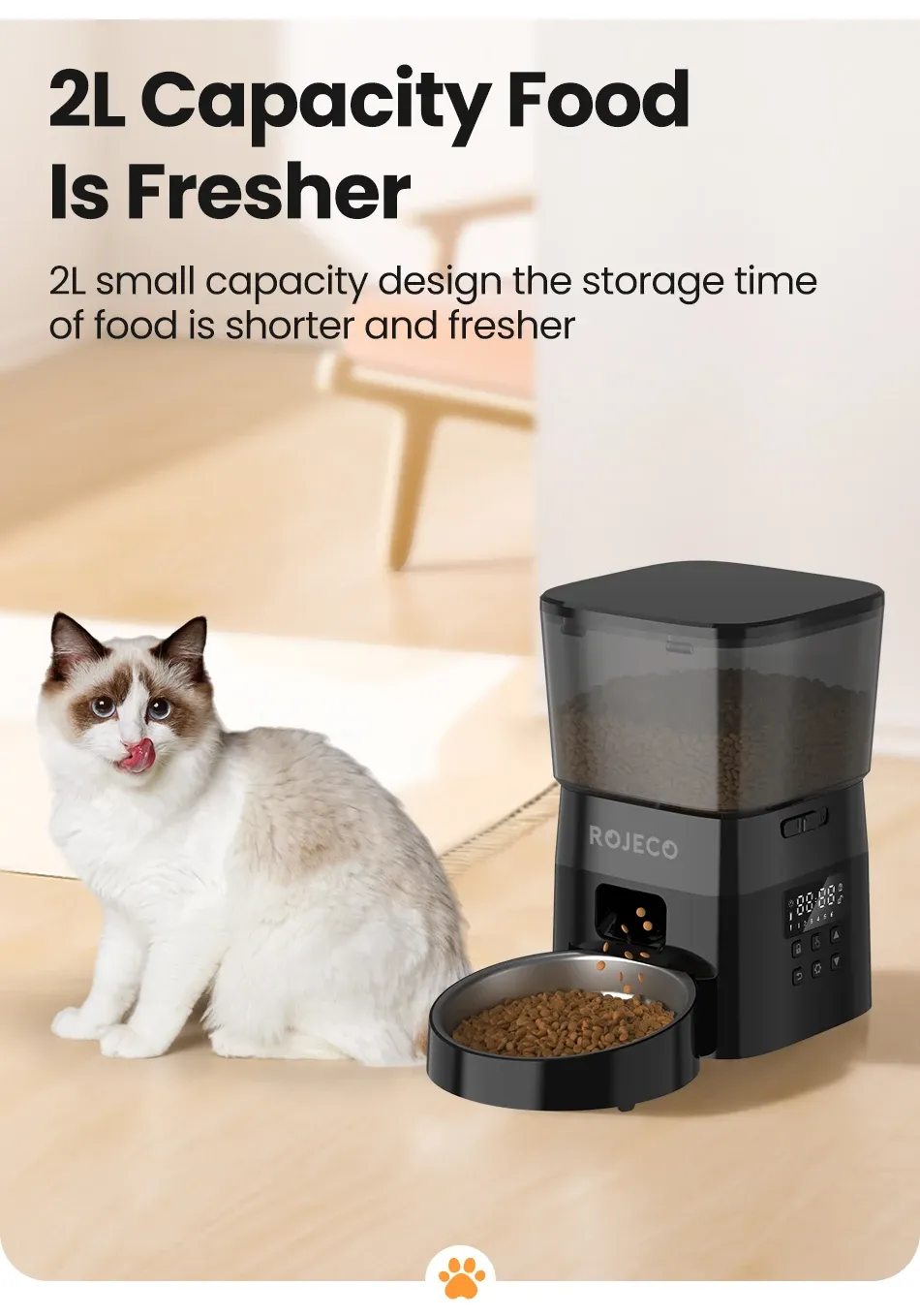 Détail du distributeur automatique pour animaux