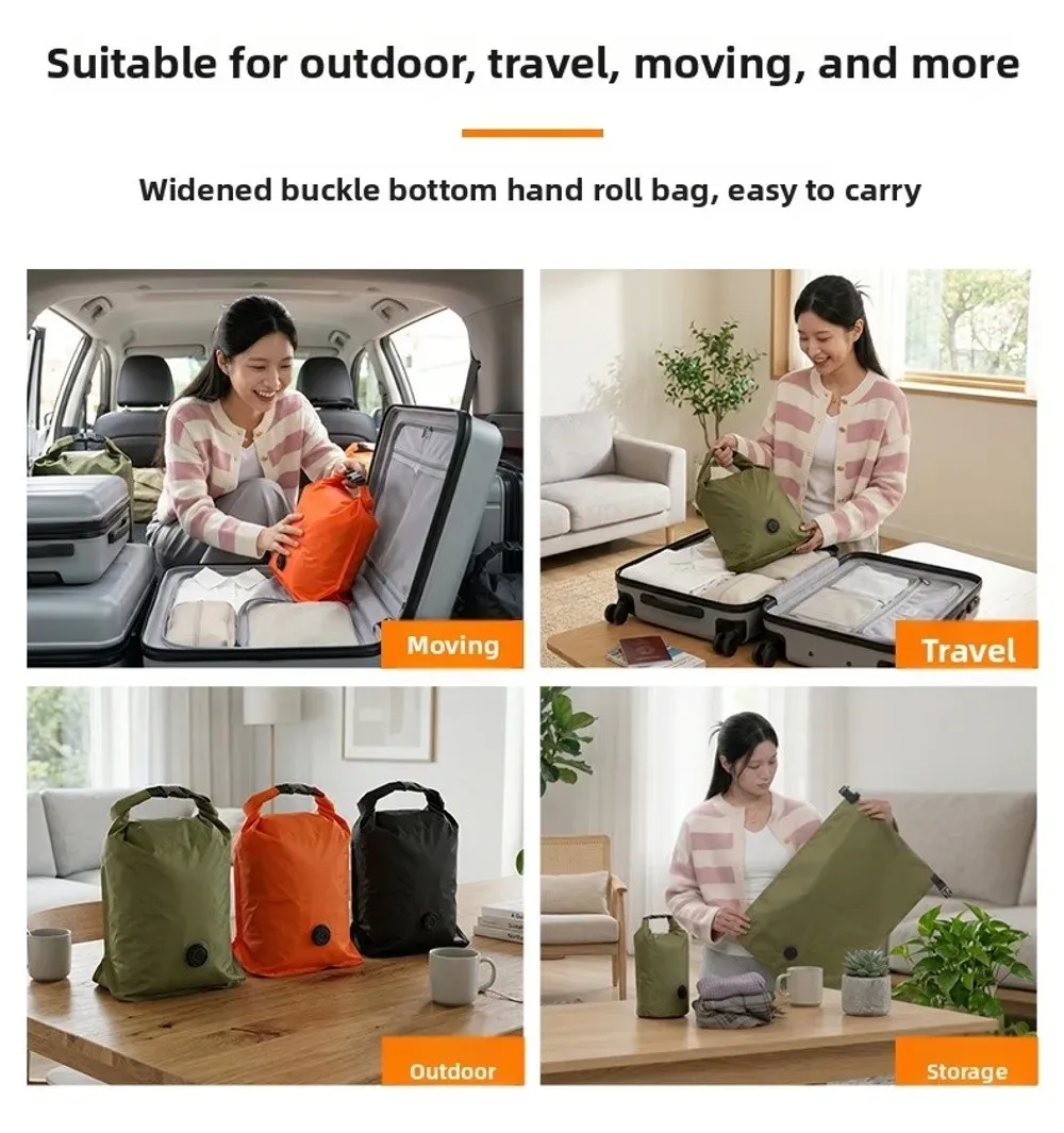 Sac de rangement sous vide, finitions