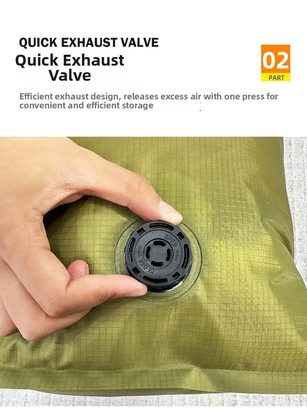 Sac de compression sous vide, détail des matières