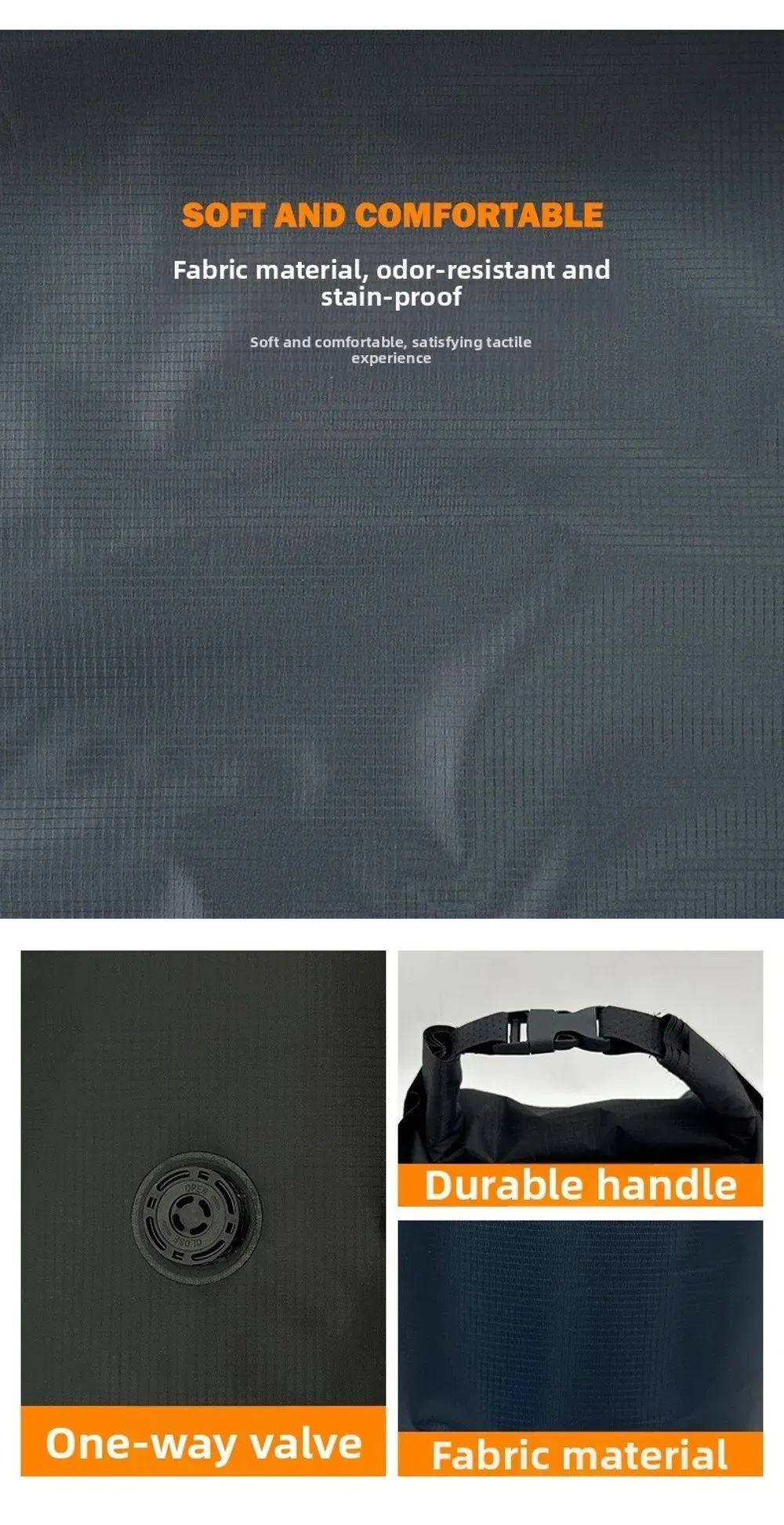 Sac de rangement sous vide utilisé au quotidien