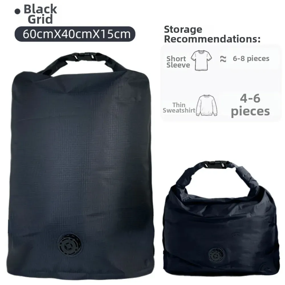 Sacs de rangement sous vide réutilisables, compacts et anti-poussière, idéaux pour les voyages 10