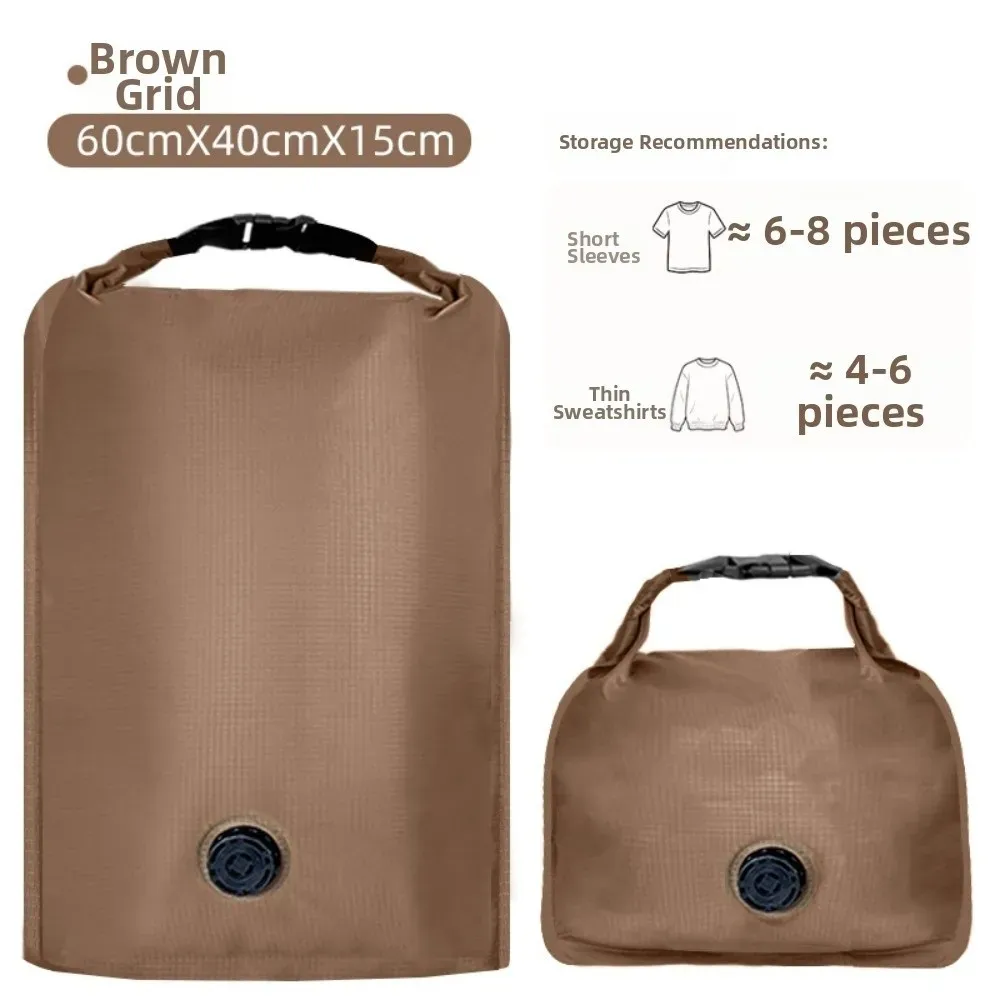 Sacs de rangement sous vide réutilisables, compacts et anti-poussière, idéaux pour les voyages 7
