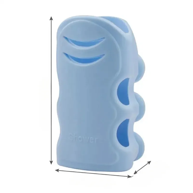 Support de pommeau de douche mobile en silicone avec ventouse, réglable, réutilisable et sans perçage, 1 pièce 3